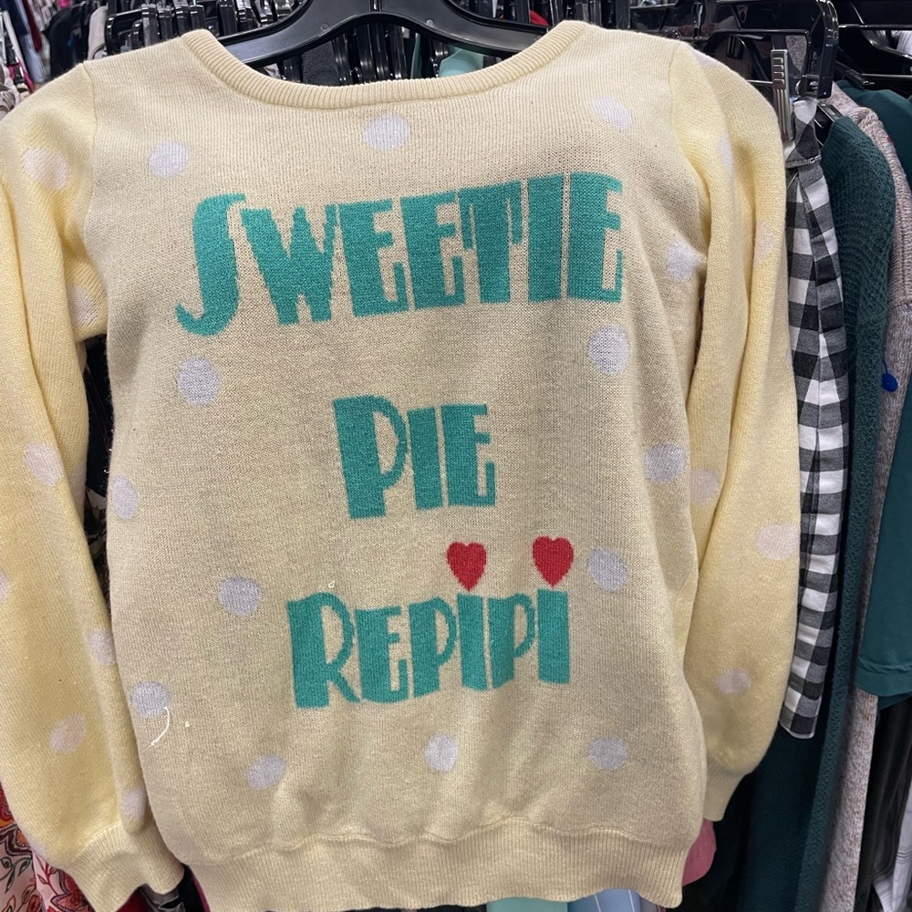 Sweetie pie Sweater with Polka Dots